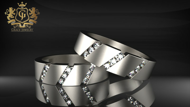 Argollas de Matrimonio con zirconia