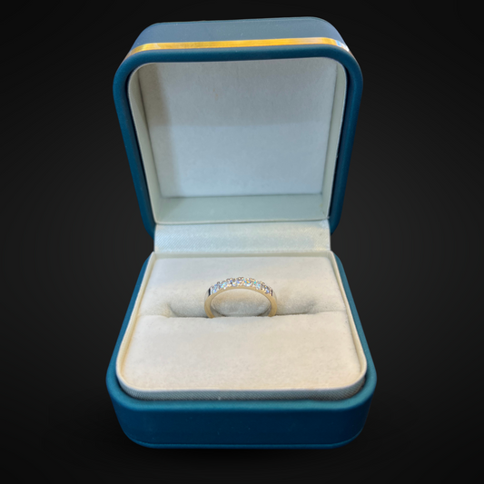 Anillo de Churumbela de Diamantes 14K