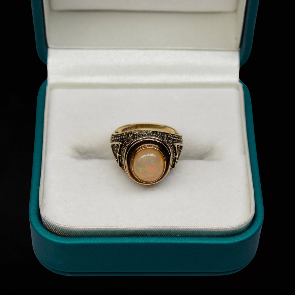 Anillo de Ópalo 10K