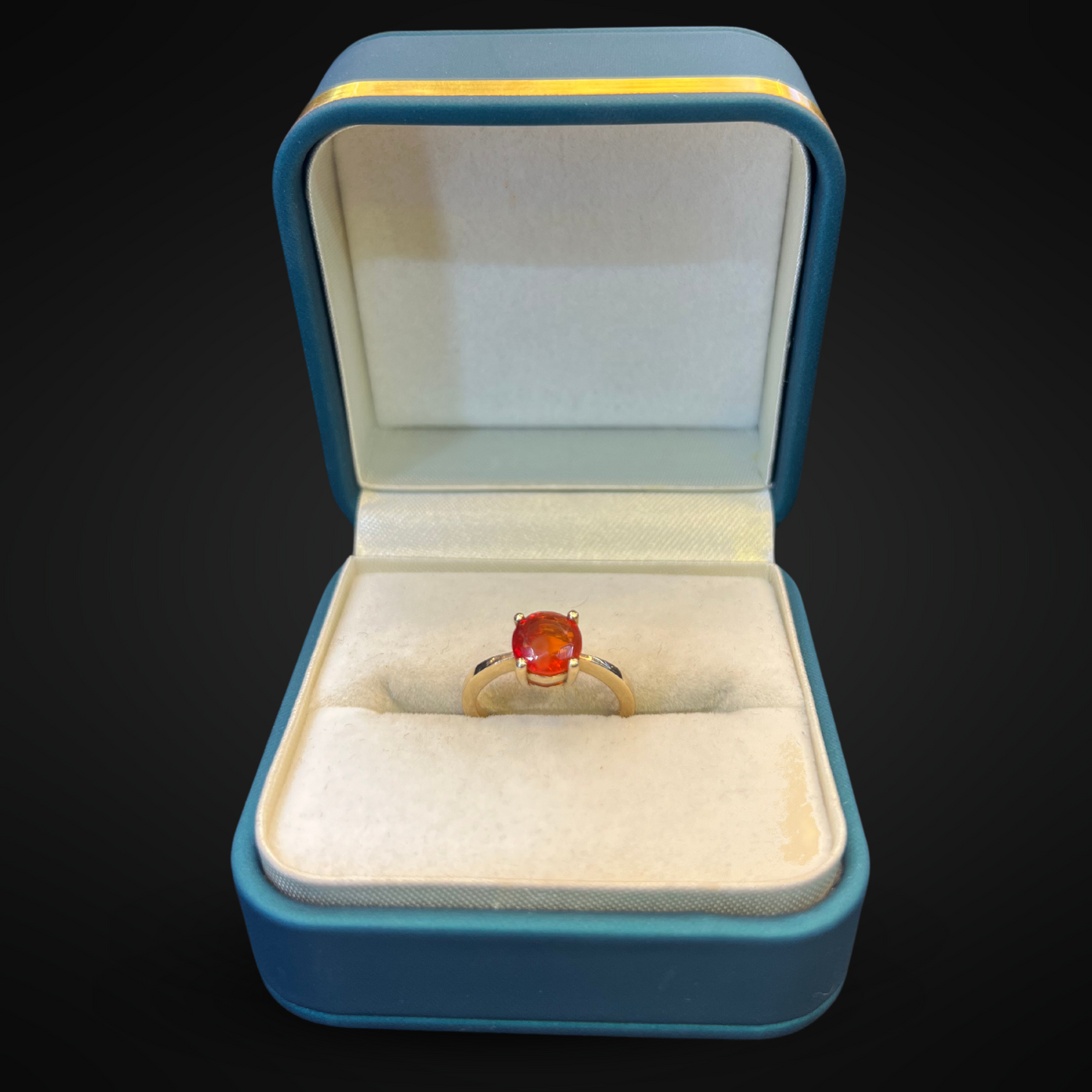 Anillo de Ópalo cherry 14K