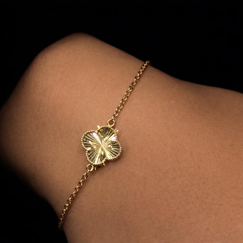 pulslo Estilo Van Cleef De Un Trebol
