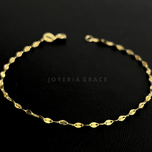 Pulso Granito de cafe 10K