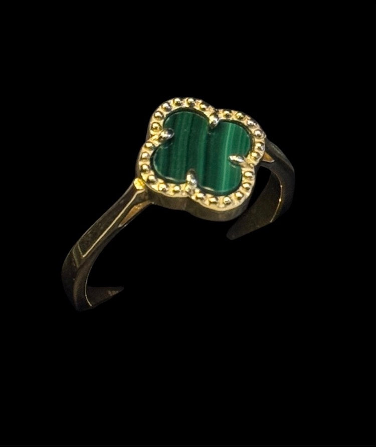 Anillo Casual Van Cleef Verde