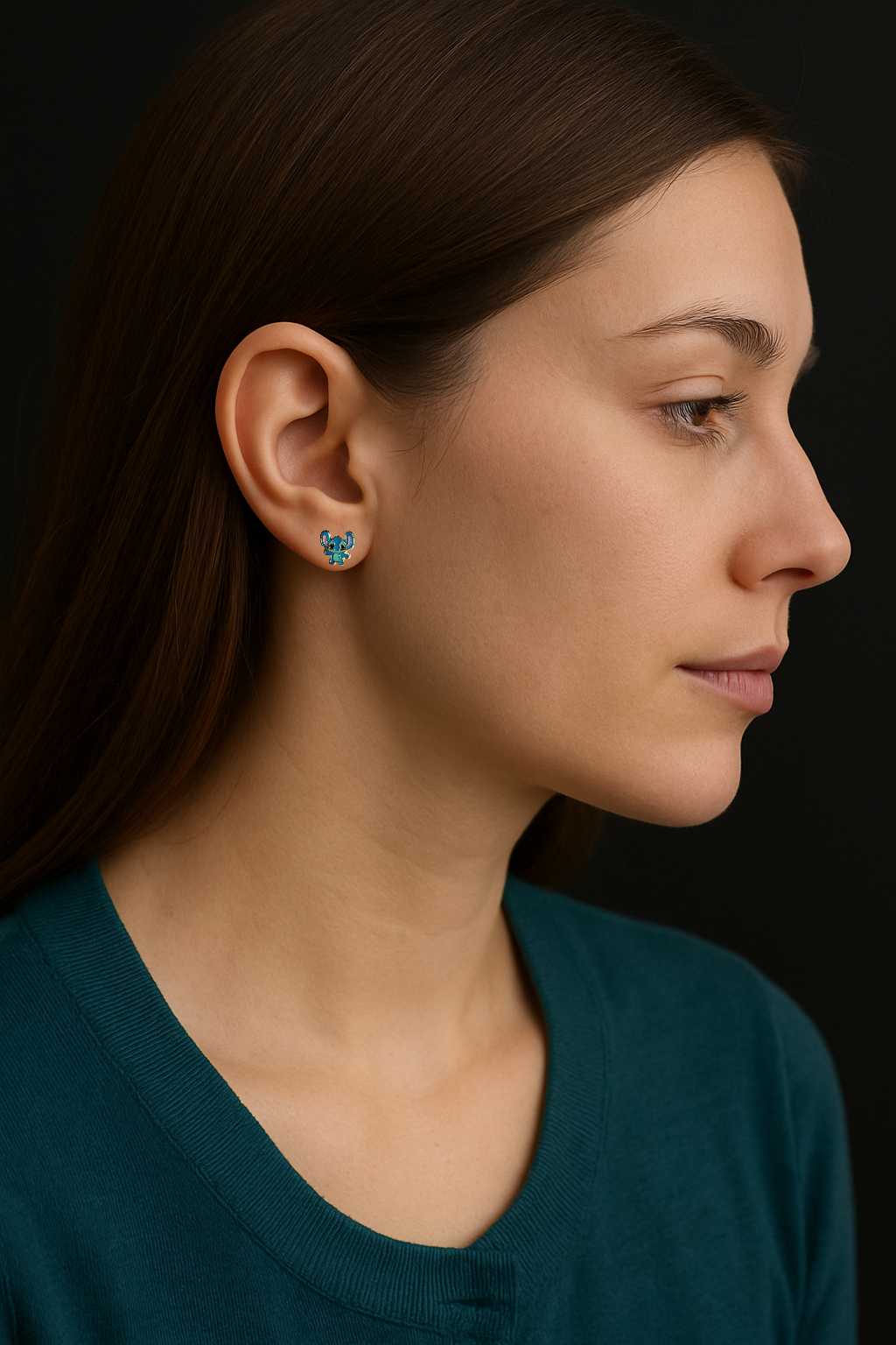 Broqueles personaje alíen animado