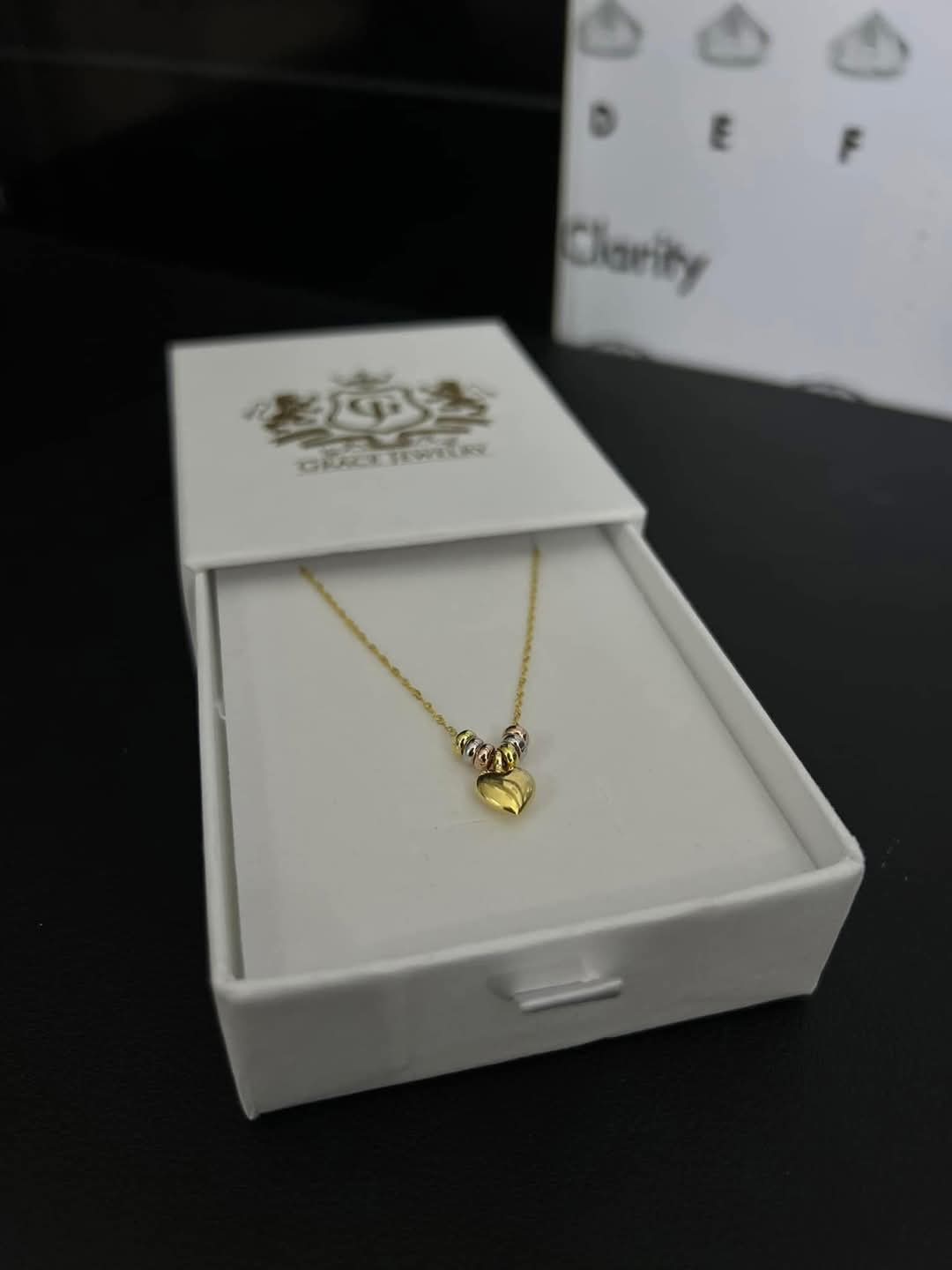 Collar de Corazón 10K
