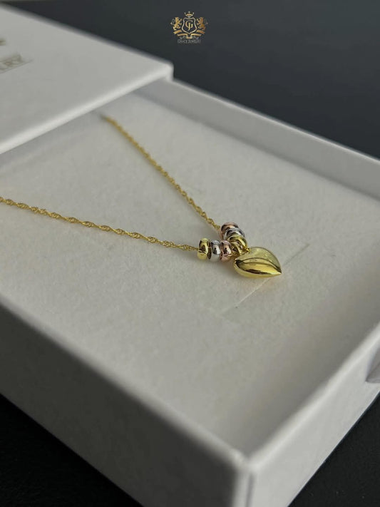 Collar de Corazón 10K