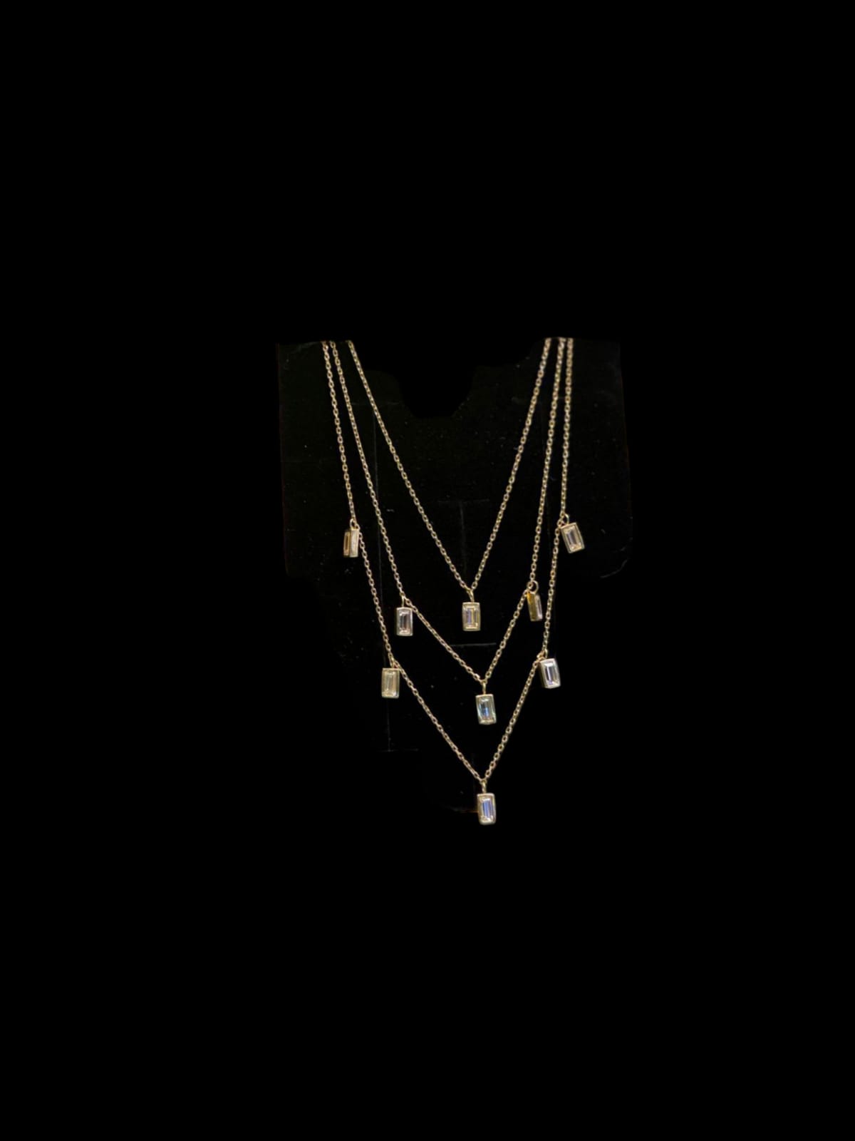 Collar 3 en 1 Oro 10k