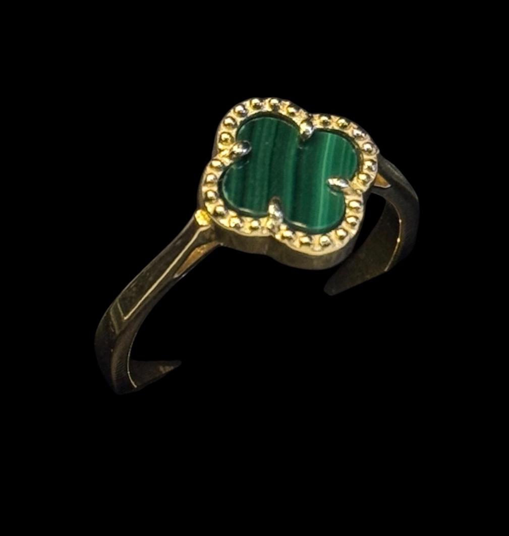 Anillo Casual Van Cleef Verde