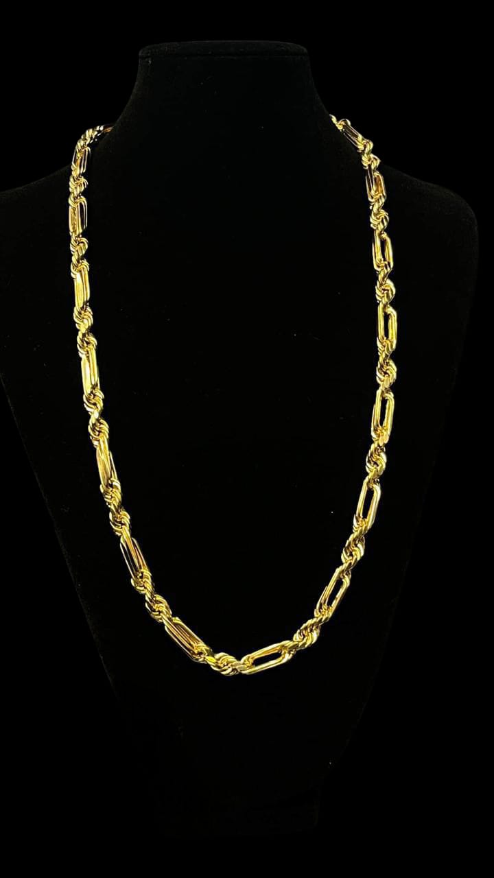 Cadena torzal figaro 10K