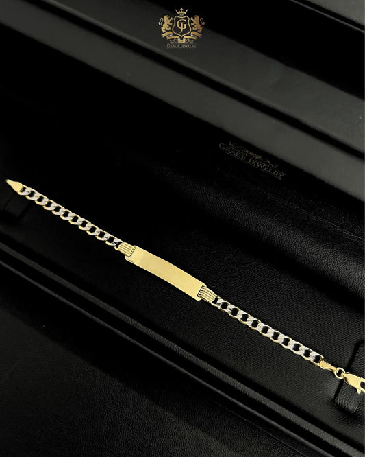 Esclava Infantil Oro Estilo Barbado 10K