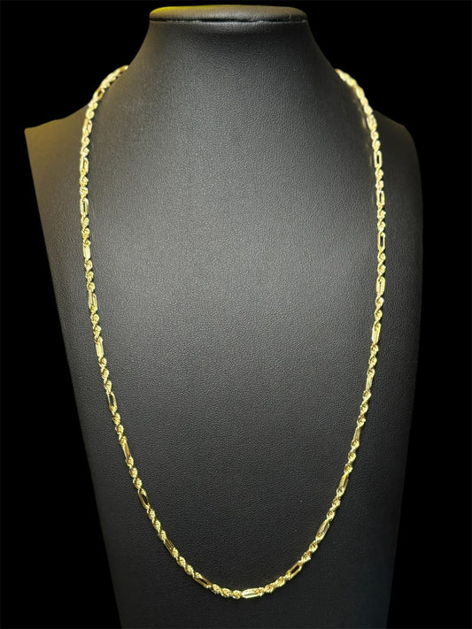 Cadena torzal figaro 10K