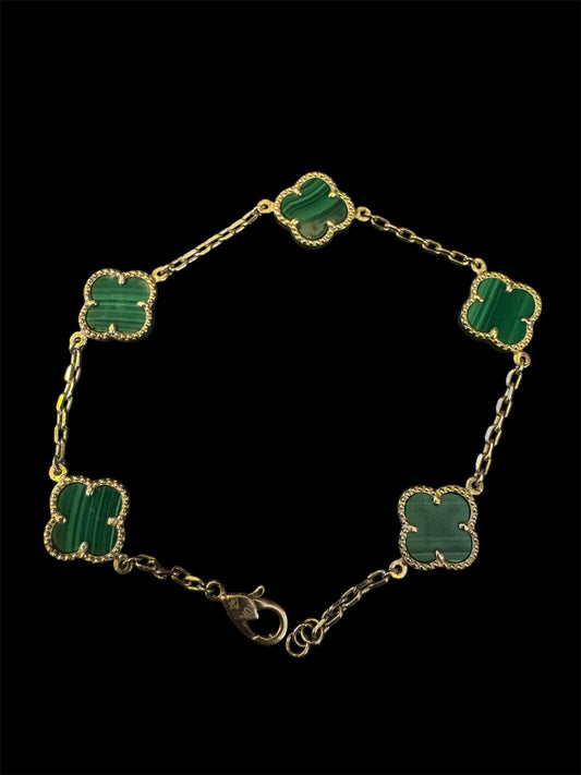 Pulso Trébol VC verde 10K