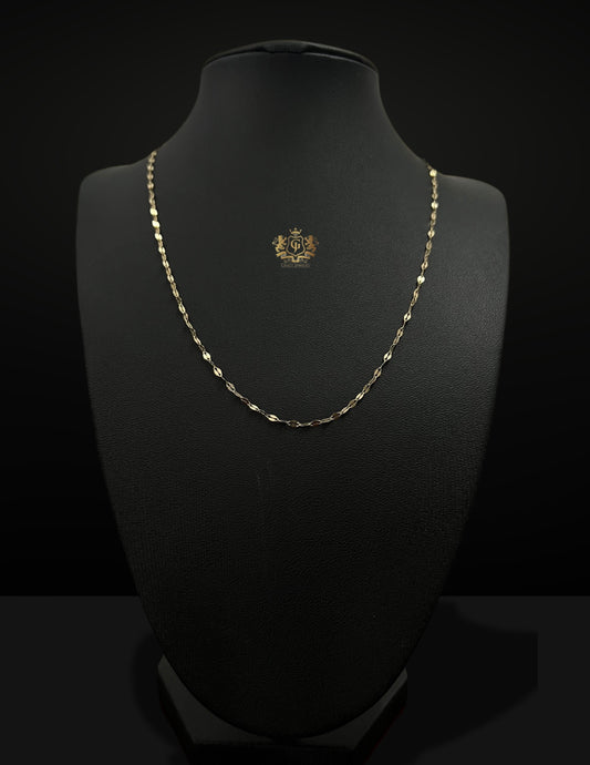 Cadena granito de café Oro 10K