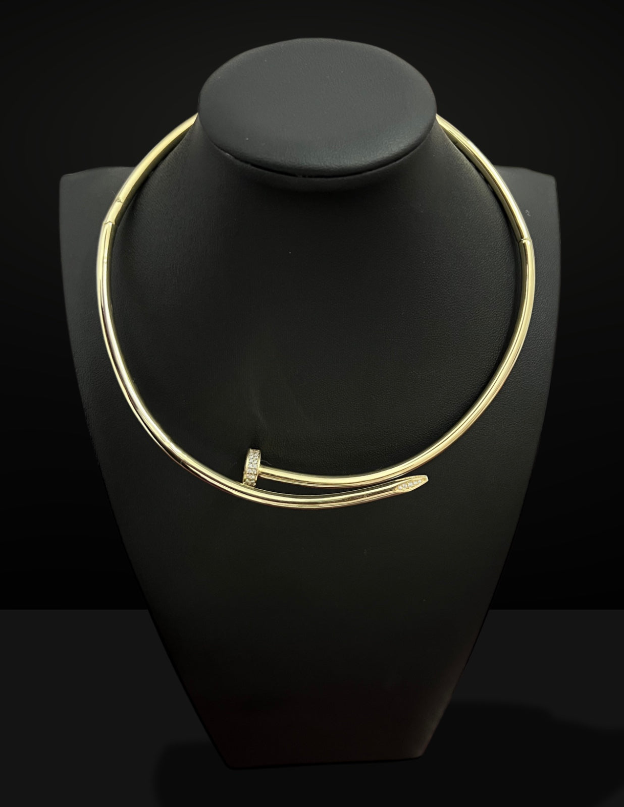 Collar Clavo Cartier en Oro 10k