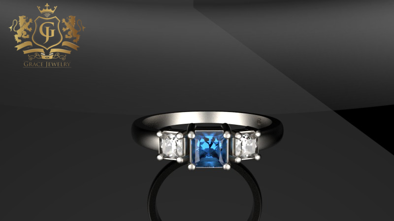 Anillo de Compromiso Princess
