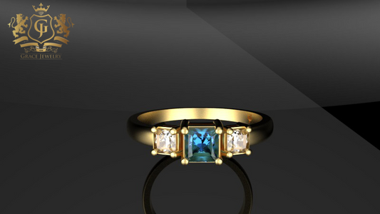 Anillo de Compromiso Princess