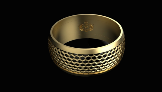 argolla panal de abeja