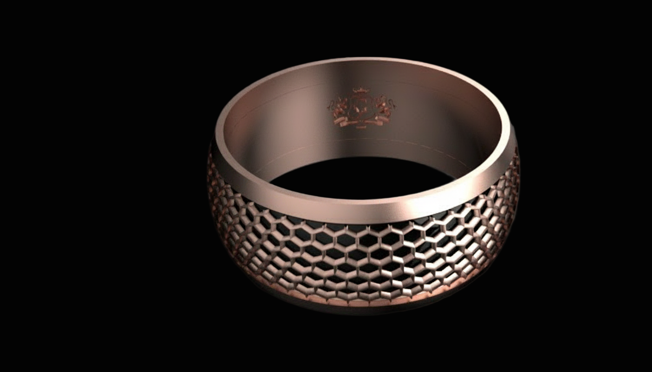 argolla panal de abeja