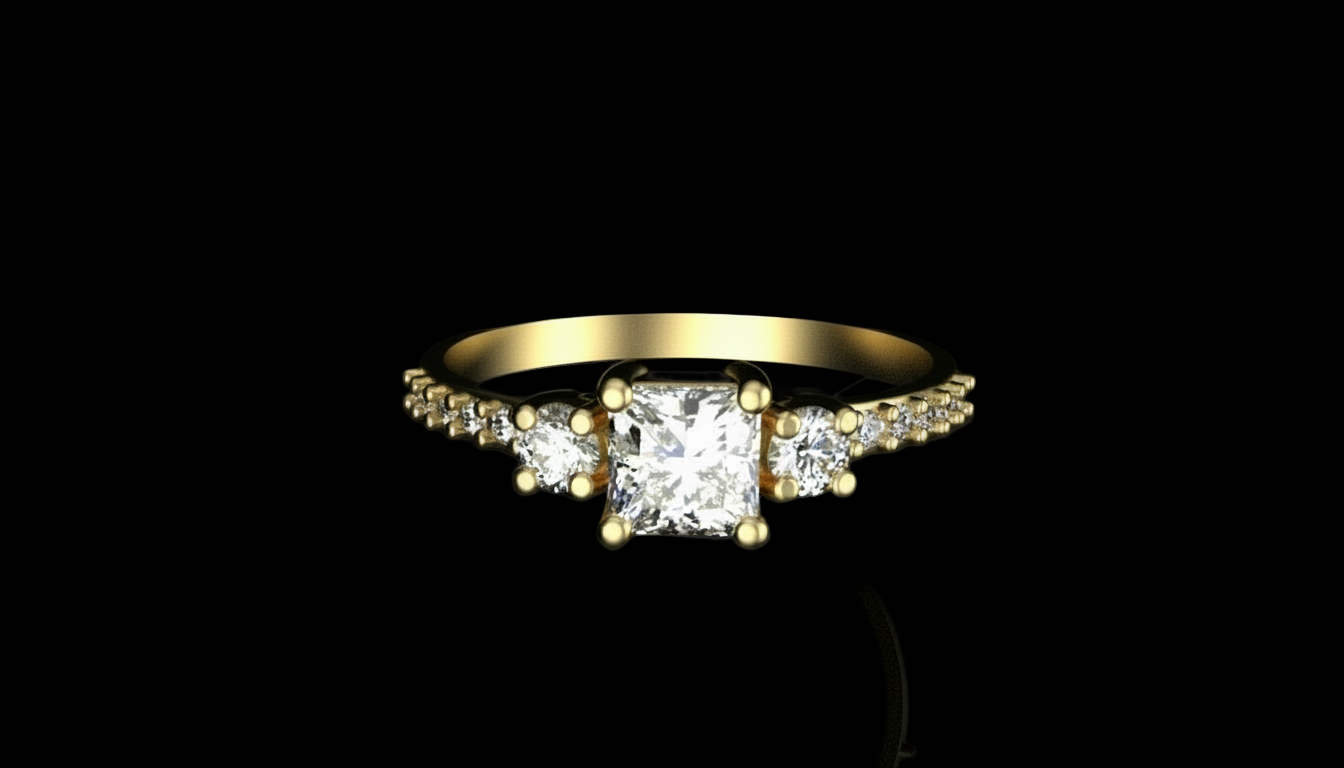 Anillos De Compromiso 3d