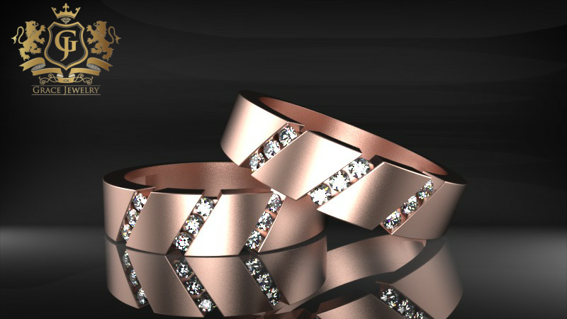 Argollas de Matrimonio con zirconia