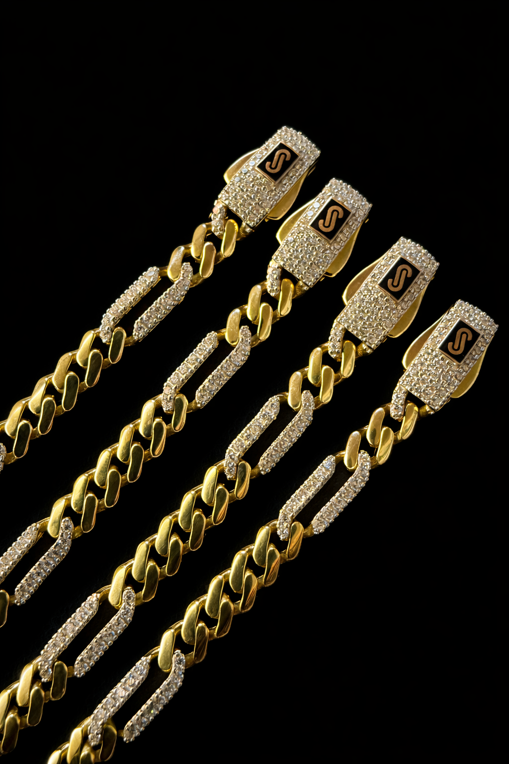 Pulso Monaco Figaro Alt Pave / Pave Lock