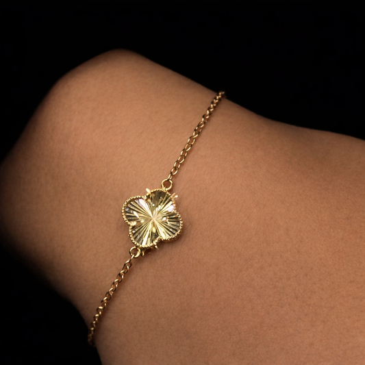 pulslo Estilo Van Cleef De Un Trebol