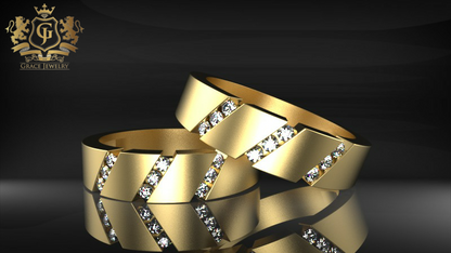 Argollas de Matrimonio con zirconia