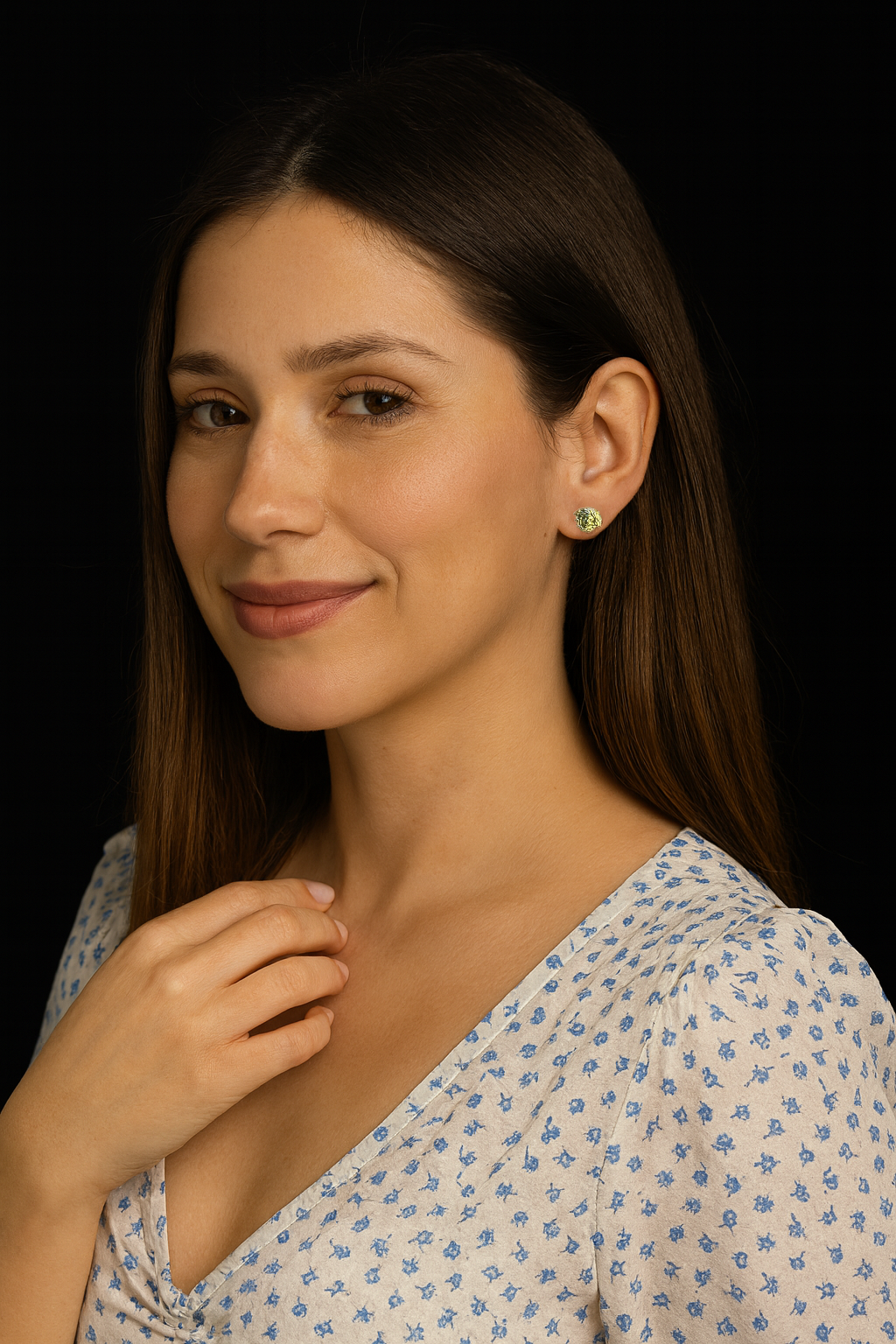 Broqueles tipo Medusa 10K