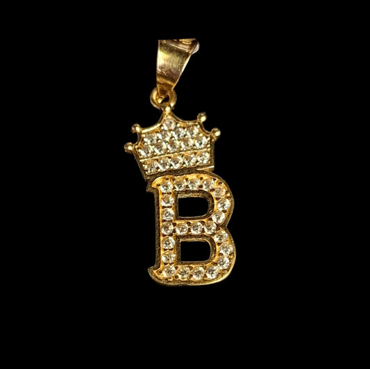 Dije Letra B Corona 10K