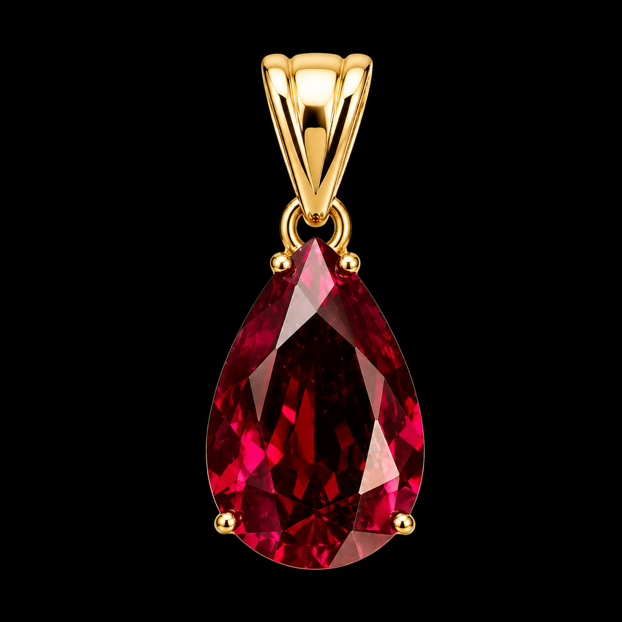 Dije Piedra Gota Roja
