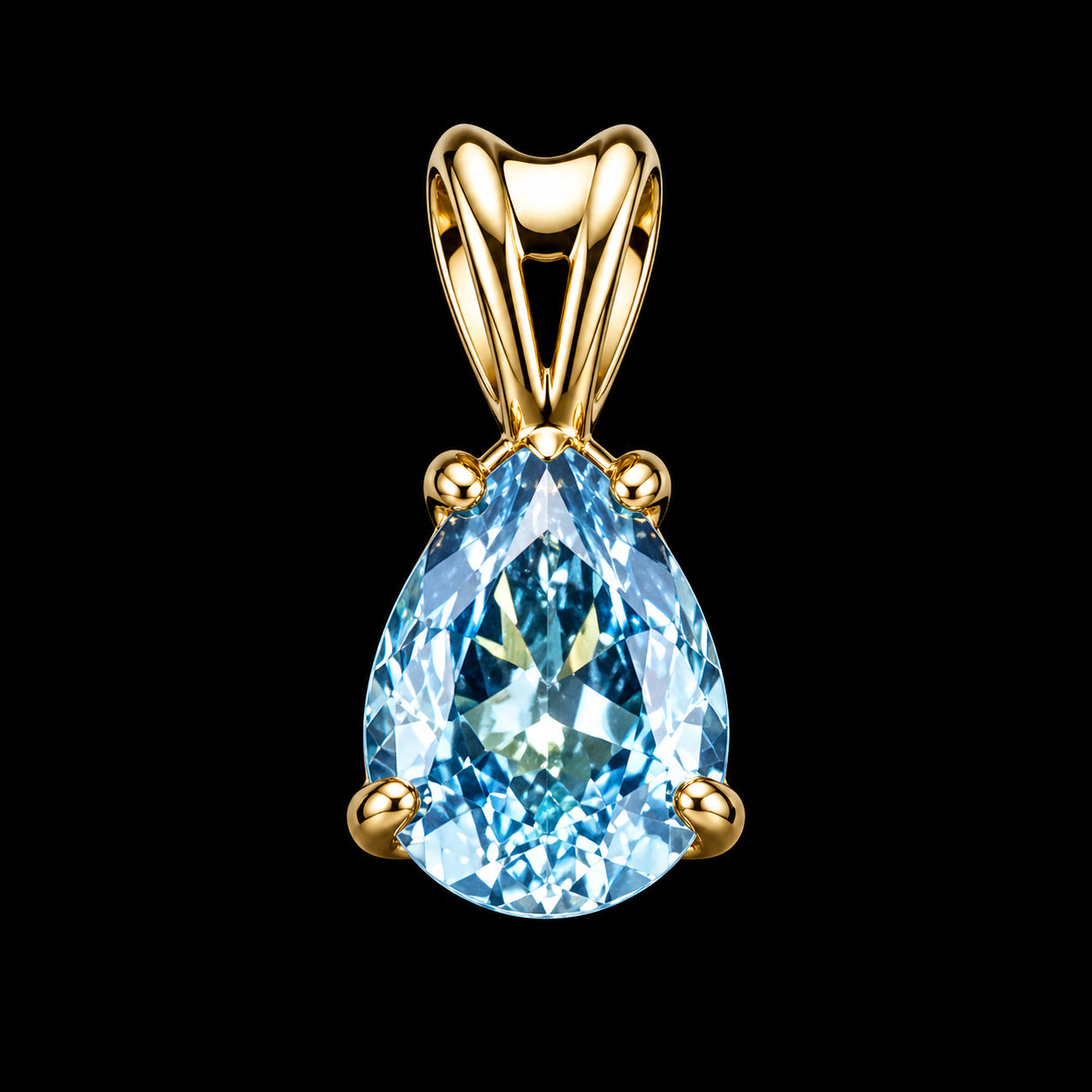 Dije Piedra Gota Azul