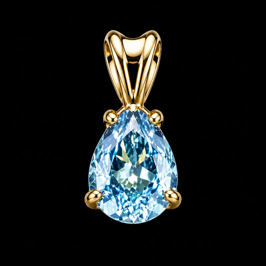 Dije Piedra Gota Azul