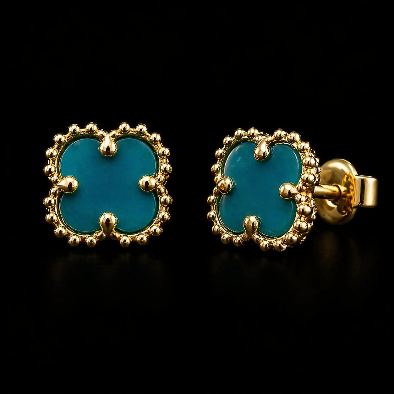 Aretes Van Cleef Azul