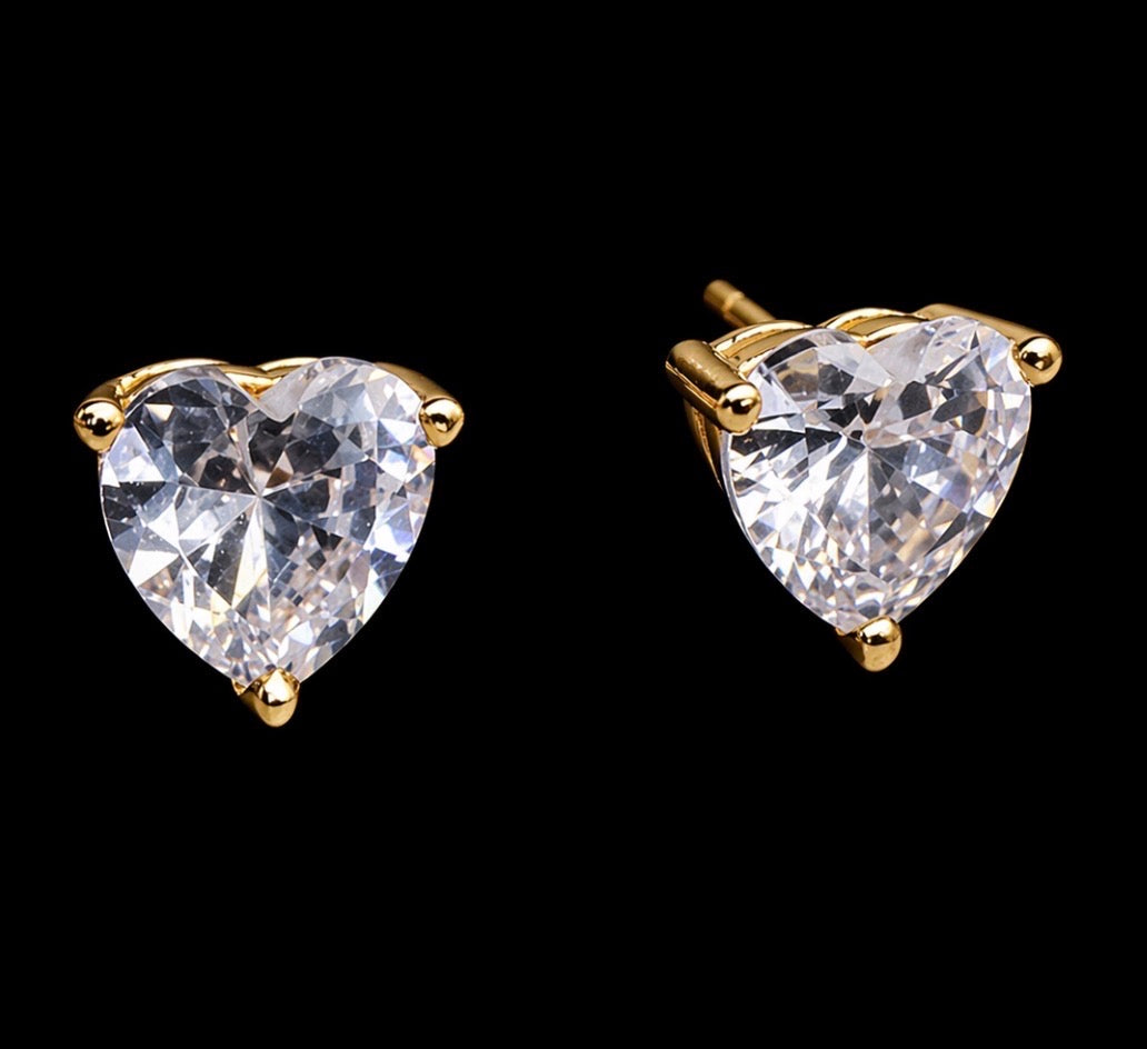Broqueles Piedra Corazon