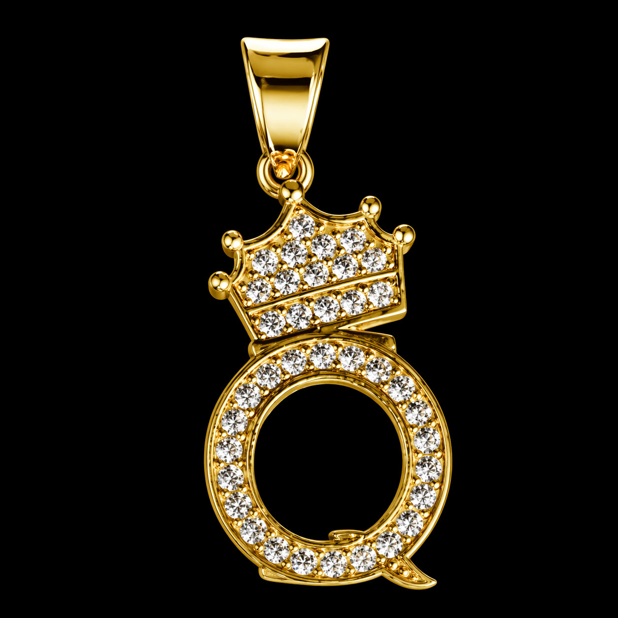 Dije Letra Q Corona