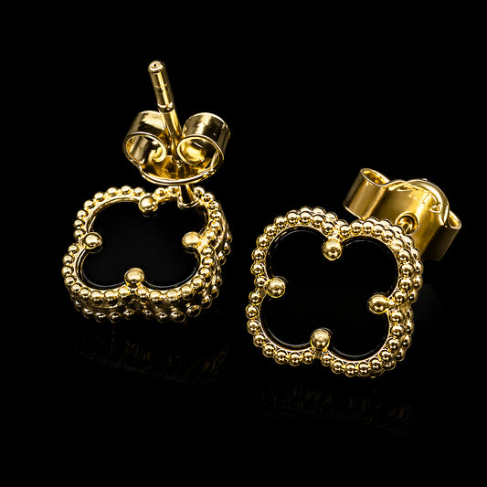 Aretes Van Cleef Negros