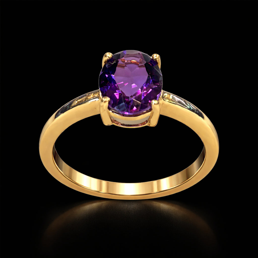 Anillo Casual Amatista