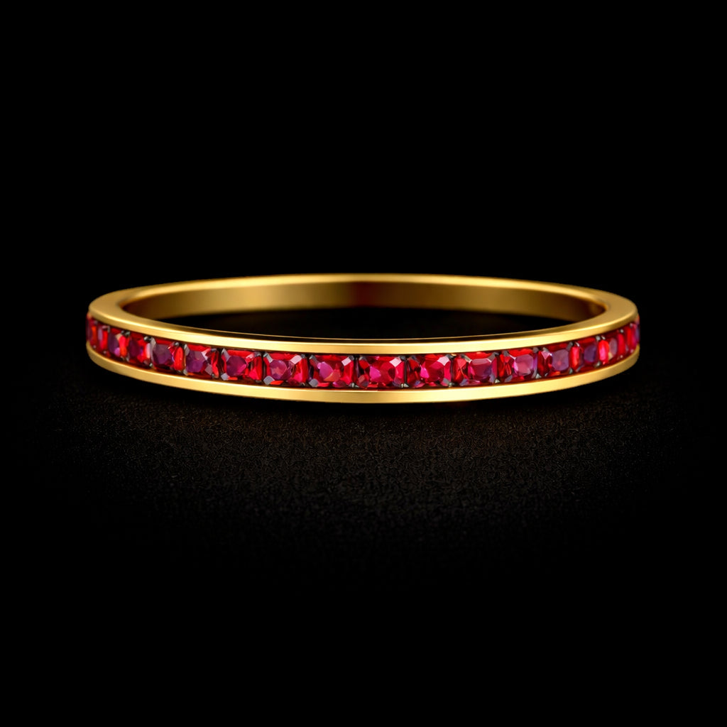 Anillo churumbela rojo