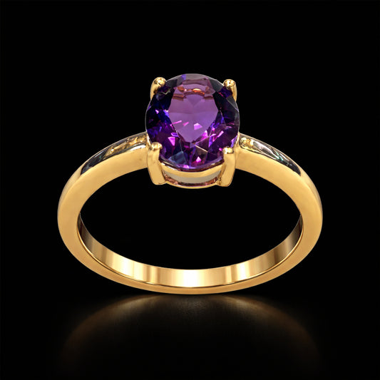 Anillo Casual Amatista