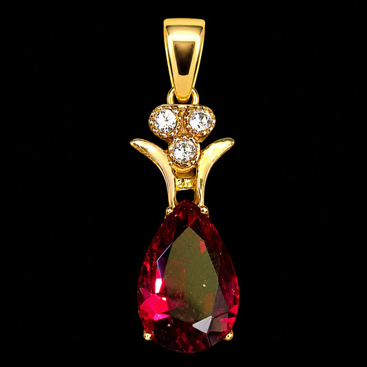 Dije Piedra Gota Roja