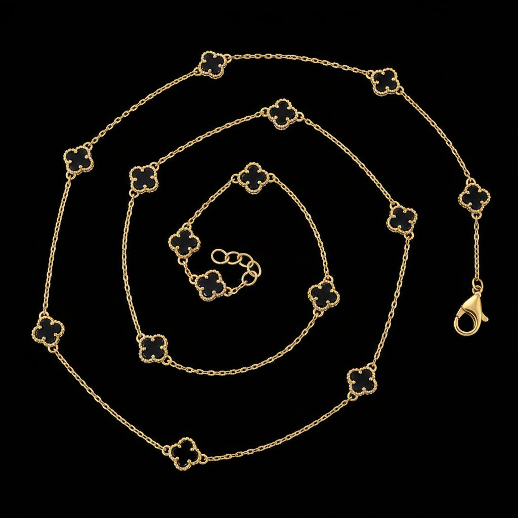 Collar Van Cleef Negro