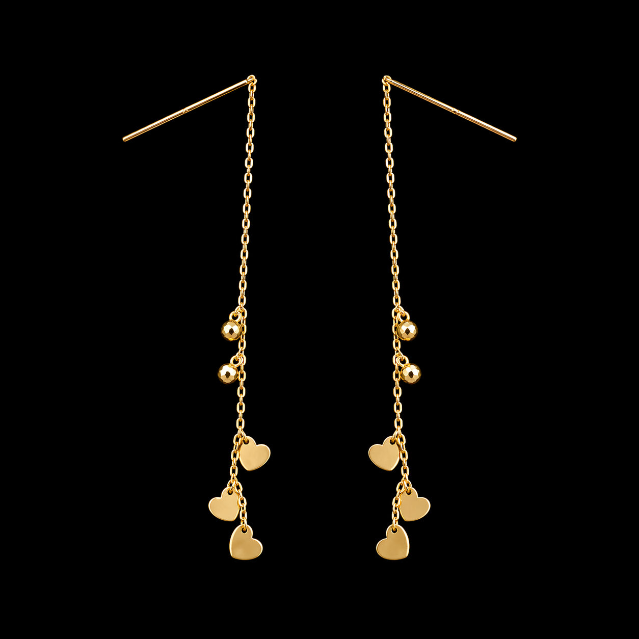 Aretes Colgantes Corazon