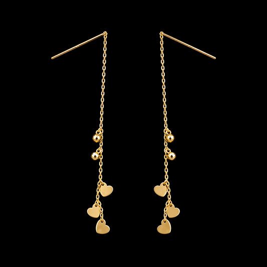 Aretes Colgantes Corazon