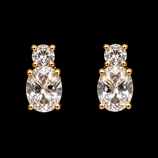 Aretes 2 Piedras