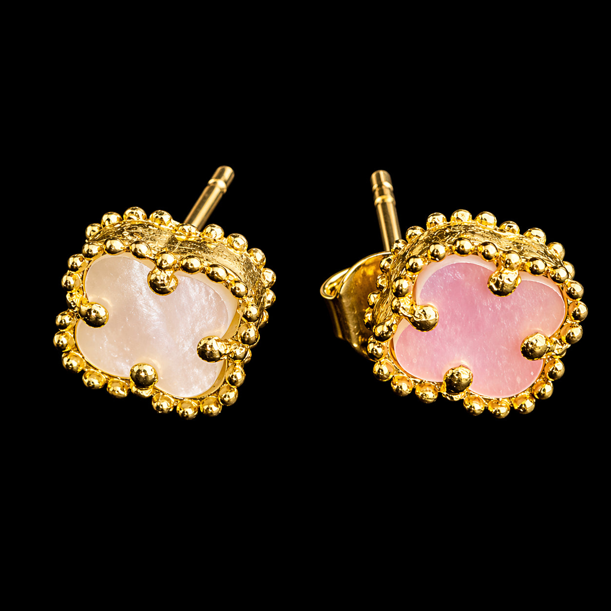 Aretes Van Cleef Blancos