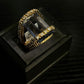 Anillo de Turmalina Azul con Diamantes 14K