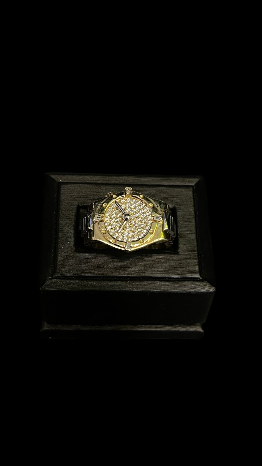 Anillo Casual Reloj 10K
