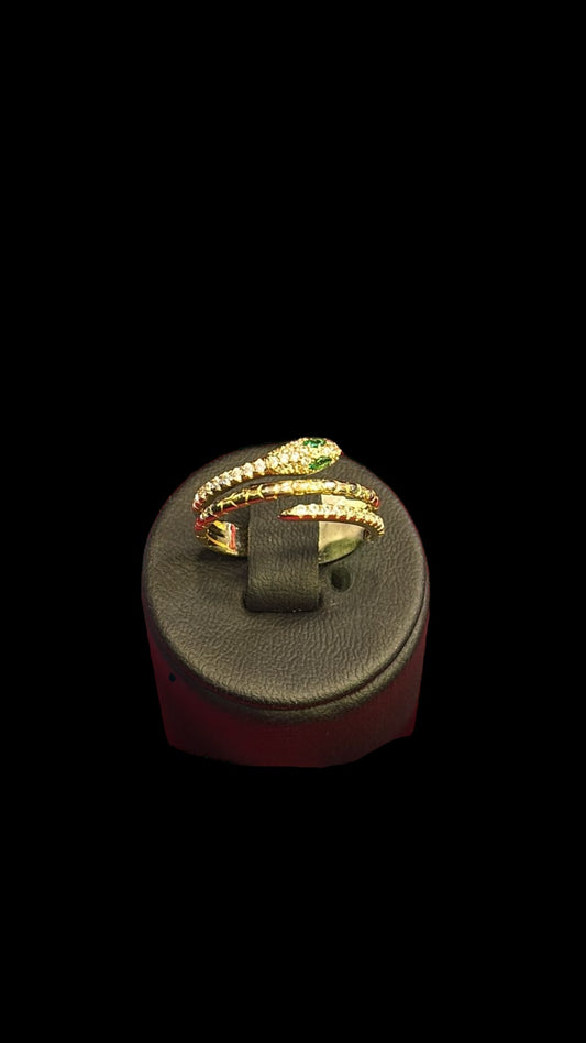 Anillo de Serpiente 10K
