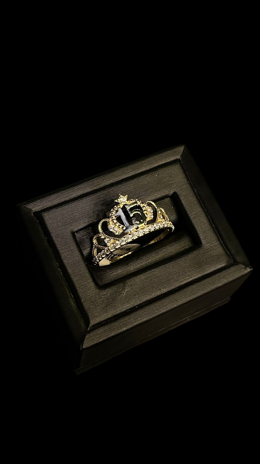 Anillo  Corona XV 10K