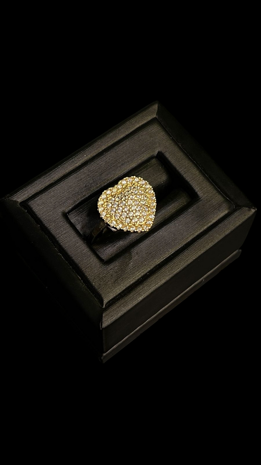 Anillo Casual Corazon 10K